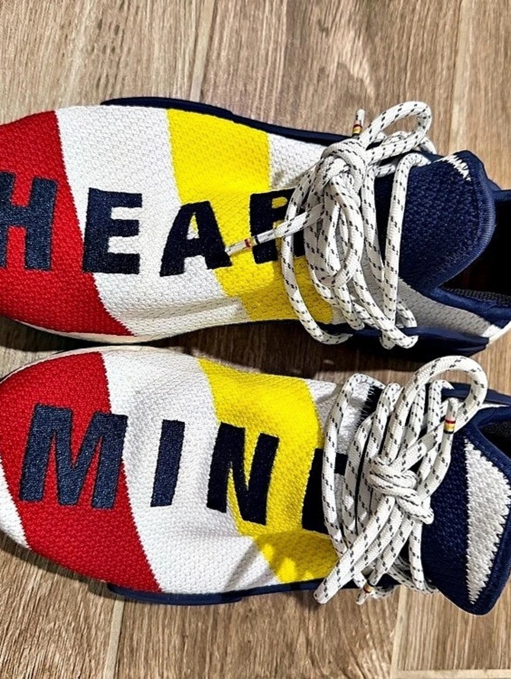 adidas Pharrell Williams x adidas NMD Hu Trail 'Heart / Mind' Color Block BBC